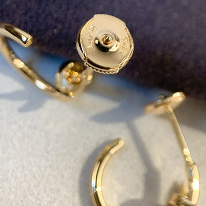 [Royal Top]JUSTE EARRINGS PINK GOLD