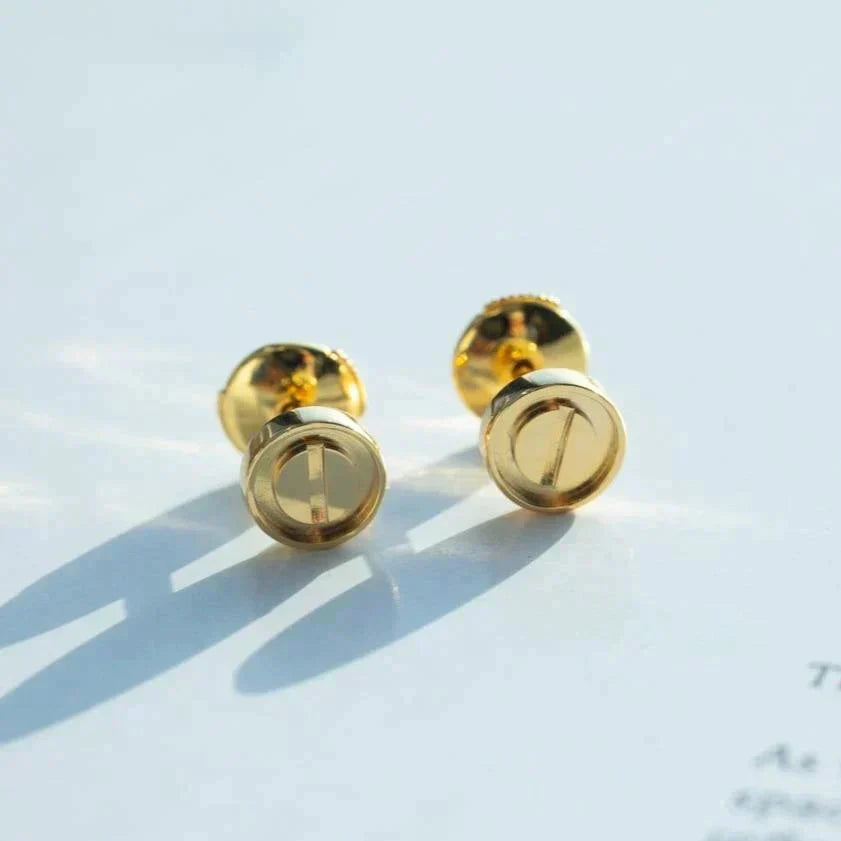 [Royal Top]LOVE EARRINGS GOLD 10MM