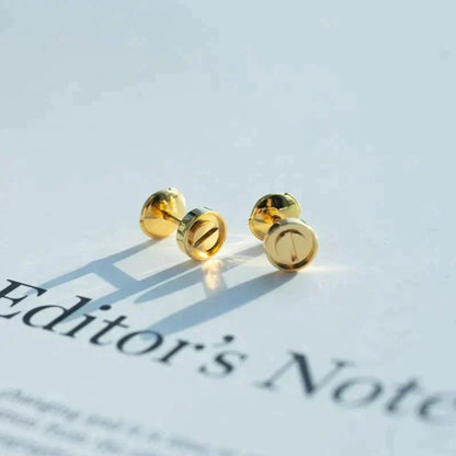 [Royal Top]LOVE EARRINGS GOLD 10MM