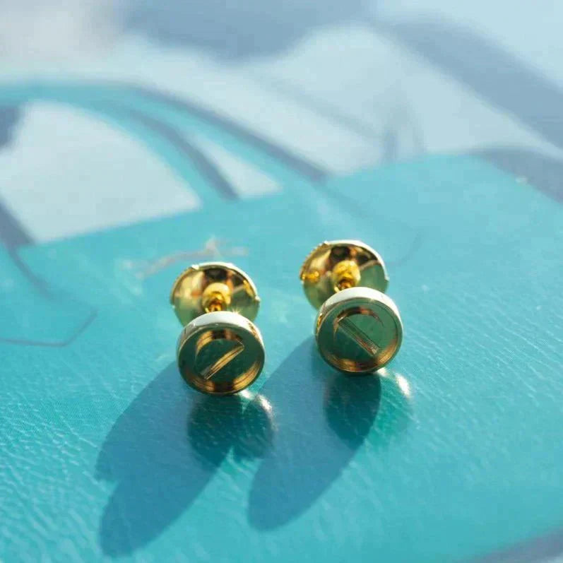 [Royal Top]LOVE EARRINGS GOLD 10MM