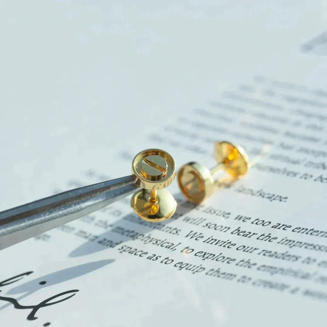 [Royal Top]LOVE EARRINGS GOLD 10MM