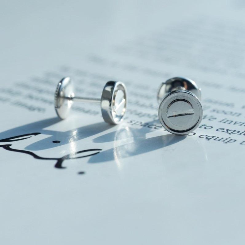 [Royal Top]LOVE EARRINGS SILVER 10MM
