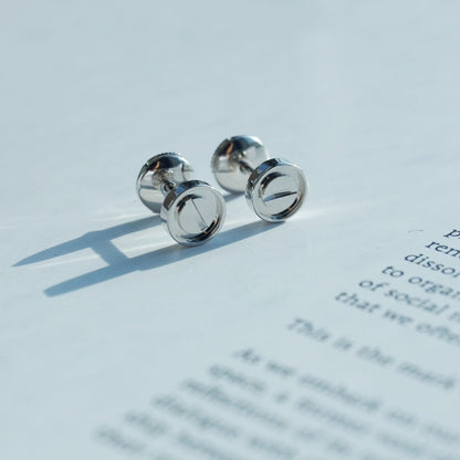 [Royal Top]LOVE EARRINGS SILVER 10MM