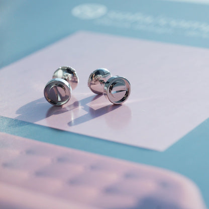 [Royal Top]LOVE EARRINGS SILVER 10MM