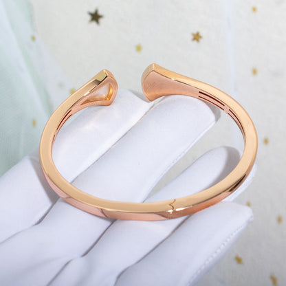 [Royal Top]DREAM BRACELET OPEN PINK GOLD MOP DIAMOND