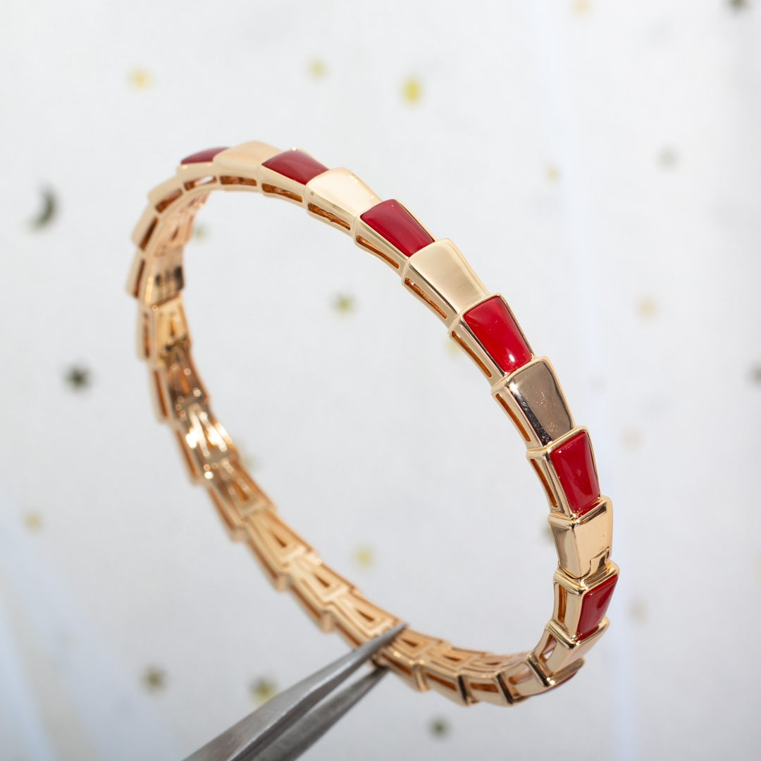 [Royal Top]SERPENTI BRACELET PINK GOLD RUBELLITE