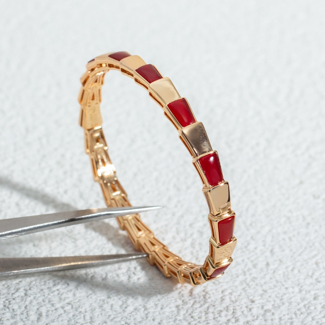 [Royal Top]SERPENTI BRACELET PINK GOLD RUBELLITE
