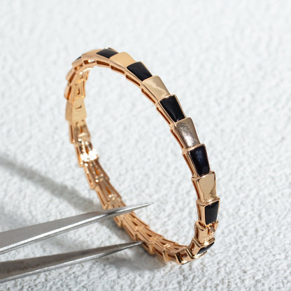 [Royal Top]SERPENTI BRACELET PINK GOLD ONYX
