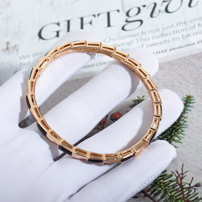 [Royal Top]SERPENTI BRACELET PINK GOLD ONYX