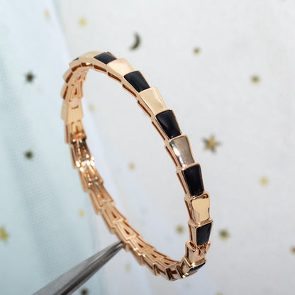 [Royal Top]SERPENTI BRACELET PINK GOLD ONYX