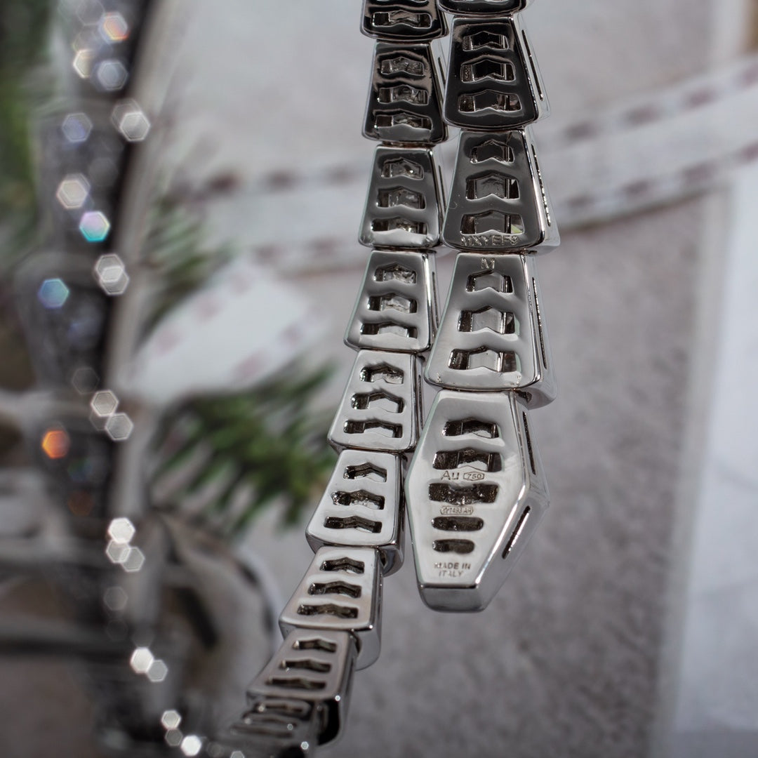[Royal Top]SERPENTI BRACELET 6MM SILVER DIAMOND
