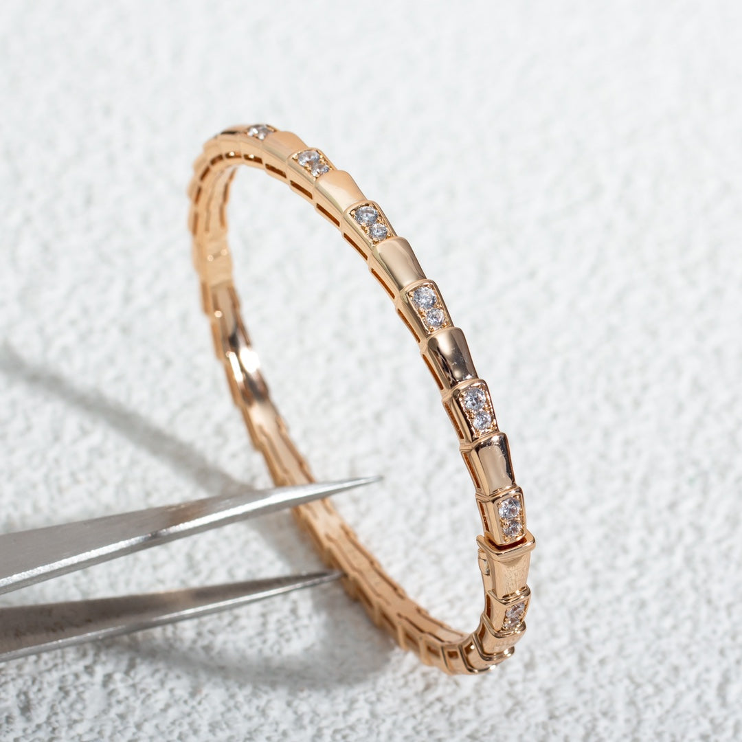 [Royal Top]SERPENTI SMALL BRACELET PINK GOLD DIAMOND