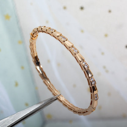 [Royal Top]SERPENTI SMALL BRACELET PINK GOLD DIAMOND