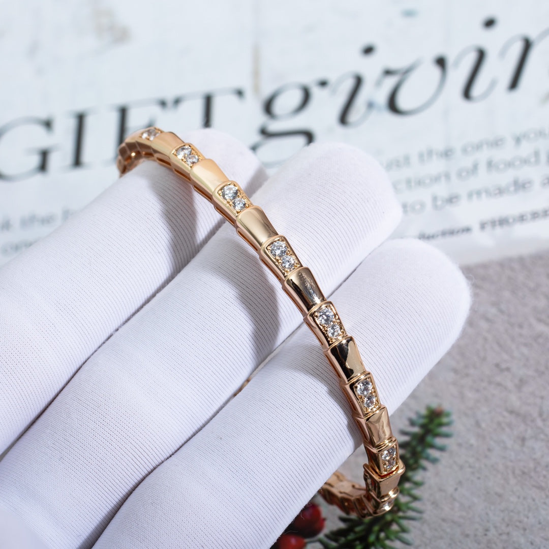 [Royal Top]SERPENTI BRACELET PINK GOLD DIAMOND