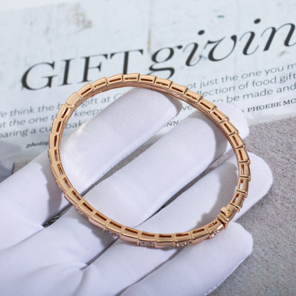 [Royal Top]SERPENTI SMALL BRACELET PINK GOLD DIAMOND
