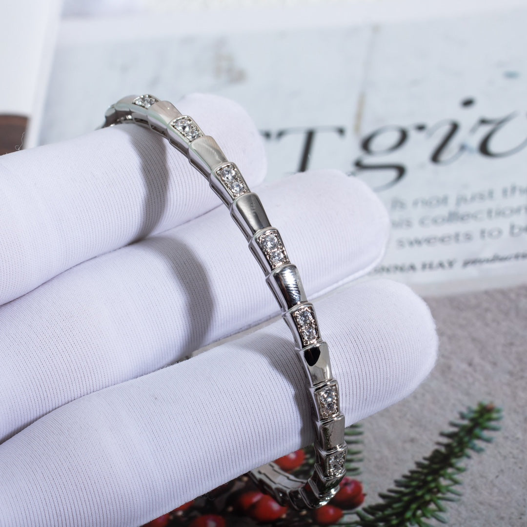 [Royal Top]SERPENTI BRACELET SILVER DIAMOND