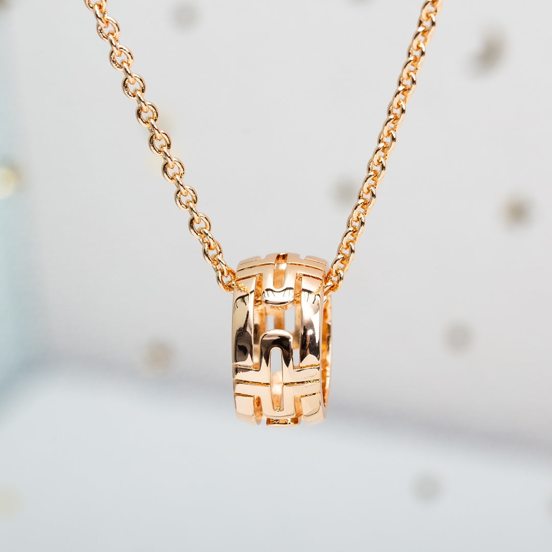 [Royal Top]PARENTESI NECKLACE PINK GOLD