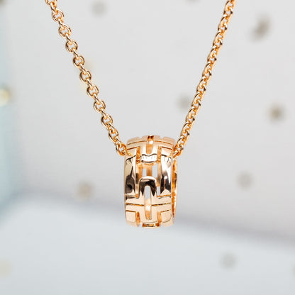 [Royal Top]PARENTESI NECKLACE PINK GOLD