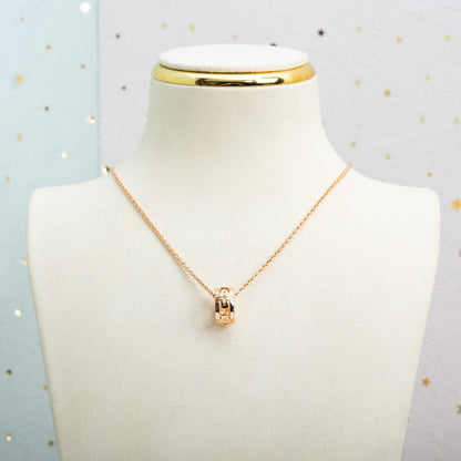 [Royal Top]PARENTESI NECKLACE PINK GOLD