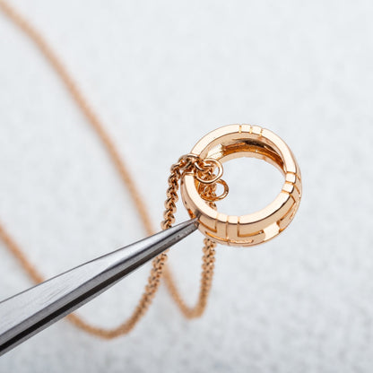 [Royal Top]PARENTESI NECKLACE PINK GOLD