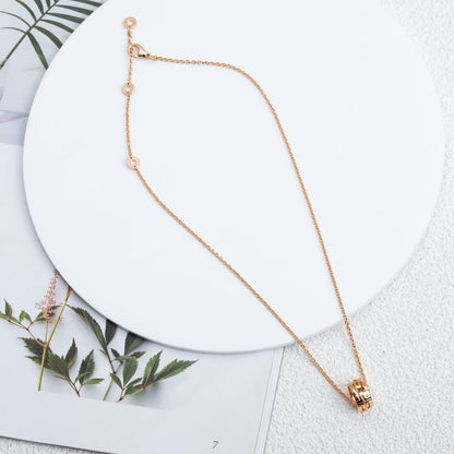 [Royal Top]PARENTESI NECKLACE PINK GOLD