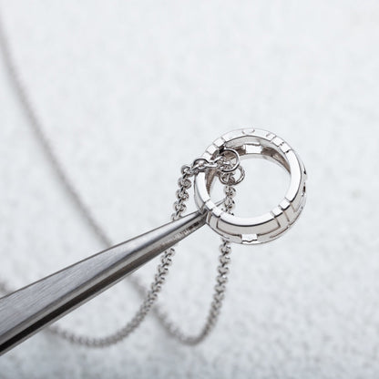 [Royal Top]PARENTESI NECKLACE SILVER