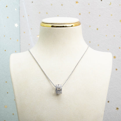 [Royal Top]PARENTESI NECKLACE SILVER DIAMOND