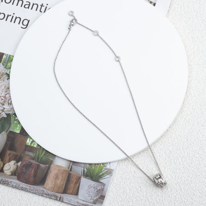 [Royal Top]PARENTESI NECKLACE SILVER DIAMOND