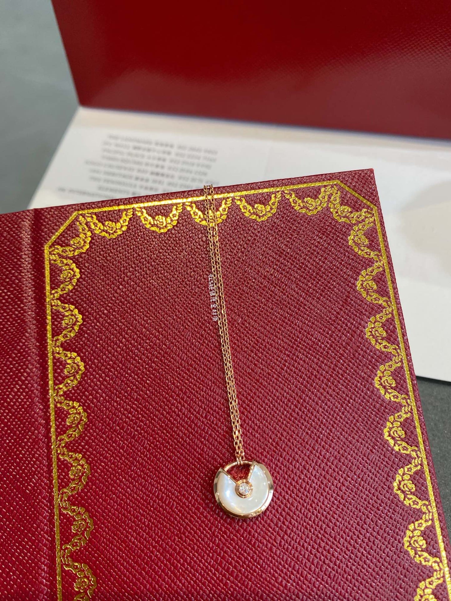 [Royal Top]AMULETTE ROSE GOLD MOP NECKLACE