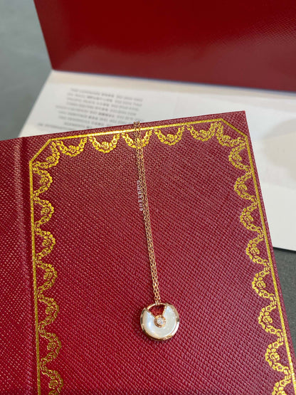 [Royal Top]AMULETTE ROSE GOLD MOP NECKLACE