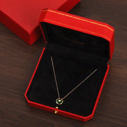 [Royal Top]AMULETTE GOLD MALACHITE NECKLACE