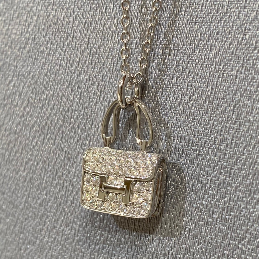 [Royal Top]CONSTANCE PEDANT DIAMOND NECKLACE
