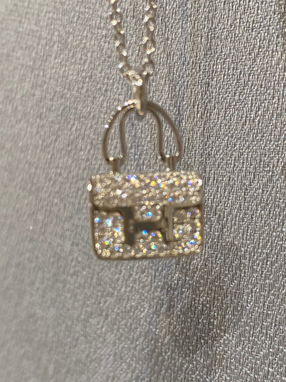[Royal Top]CONSTANCE PEDANT DIAMOND NECKLACE