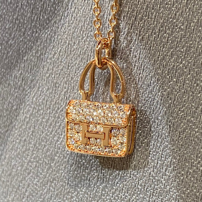 [Royal Top]CONSTANCE PEDANT DIAMOND NECKLACE