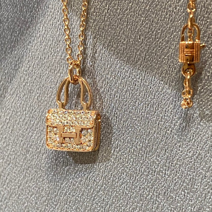 [Royal Top]CONSTANCE PEDANT DIAMOND NECKLACE