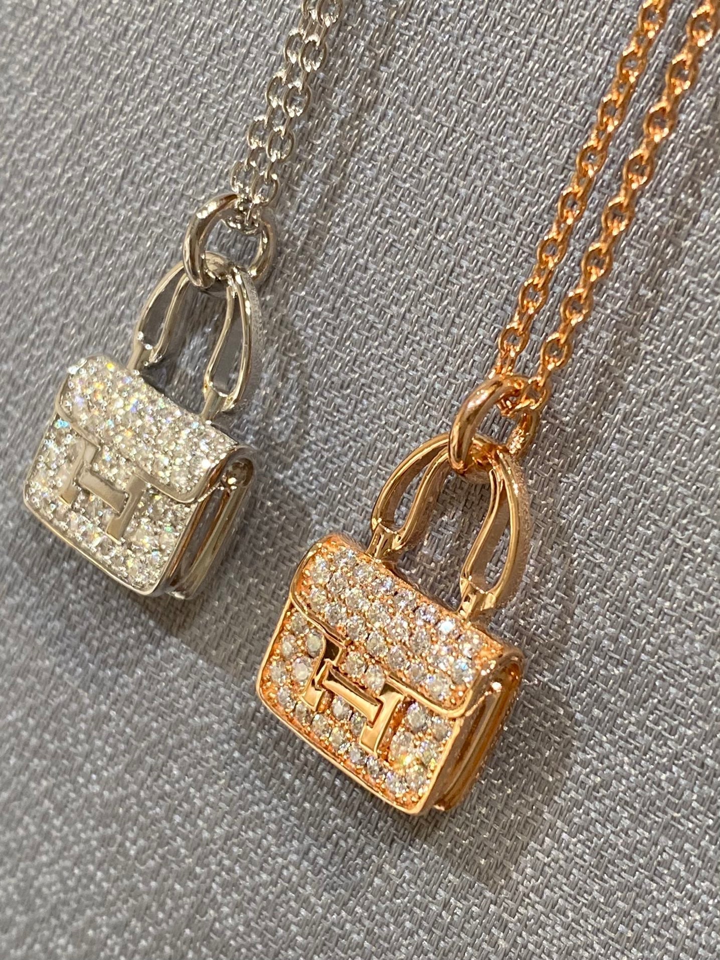 [Royal Top]CONSTANCE PEDANT DIAMOND NECKLACE