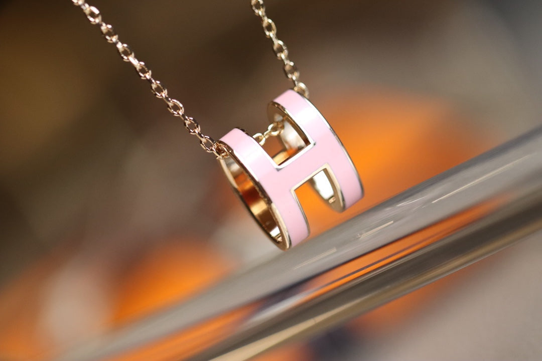 [Royal Top]POP H PEDANT PINK GOLD