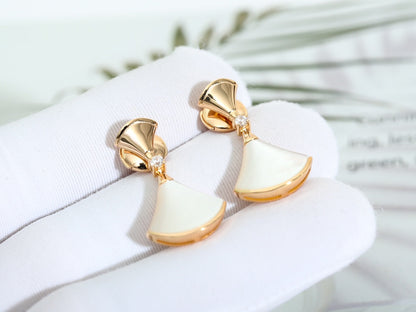 [Royal Top]DREAM MOP PINK GOLD EARRINGS