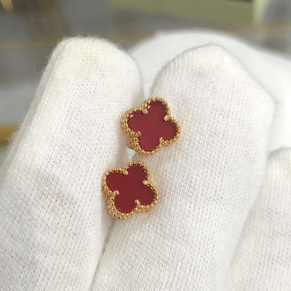 [Royal Top]CLOVER MINI GOLD EARRINGS