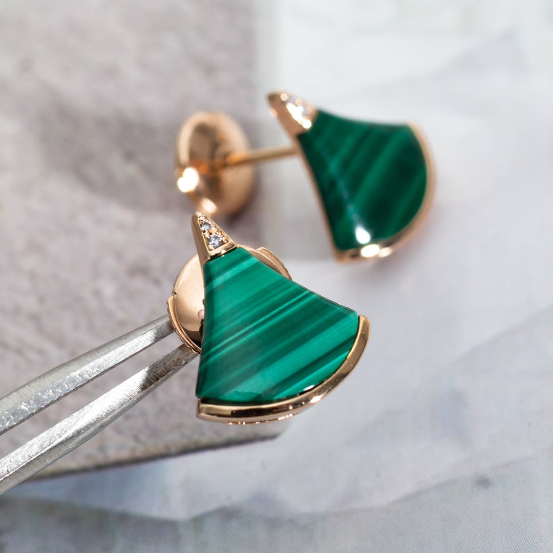 [Royal Top]DIVAS DREAM EARRINGS PINK GOLD