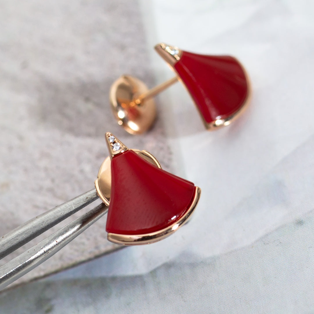 [Royal Top]DIVAS DREAM EARRINGS PINK GOLD