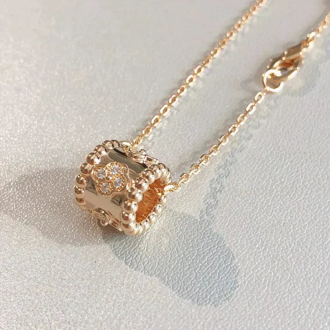 [Royal Top]PERLEE PEDANT NECKLACE GOLD / ROSE GOLD