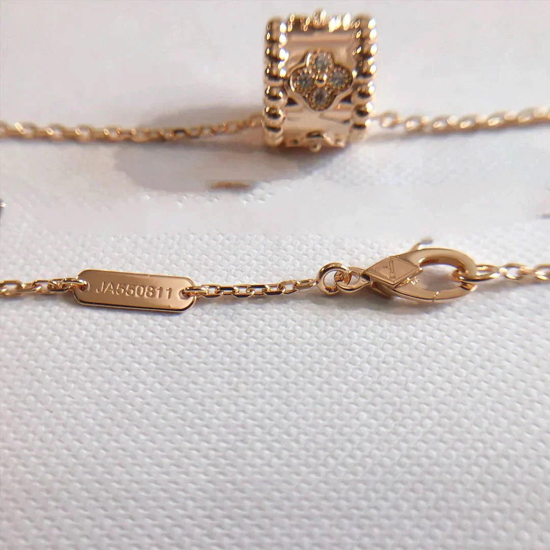 [Royal Top]PERLEE PEDANT NECKLACE GOLD / ROSE GOLD
