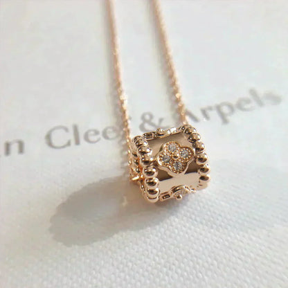 [Royal Top]PERLEE PEDANT NECKLACE GOLD / ROSE GOLD
