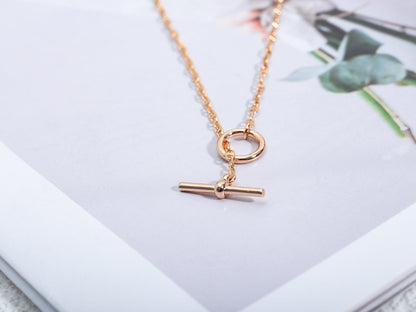 [Royal Top]ECHAPPEE NECKLACE PINK GOLD
