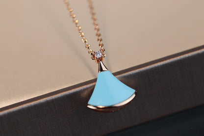 [Royal Top]DREAM NECKLACE TURQUOISE PINK GOLD