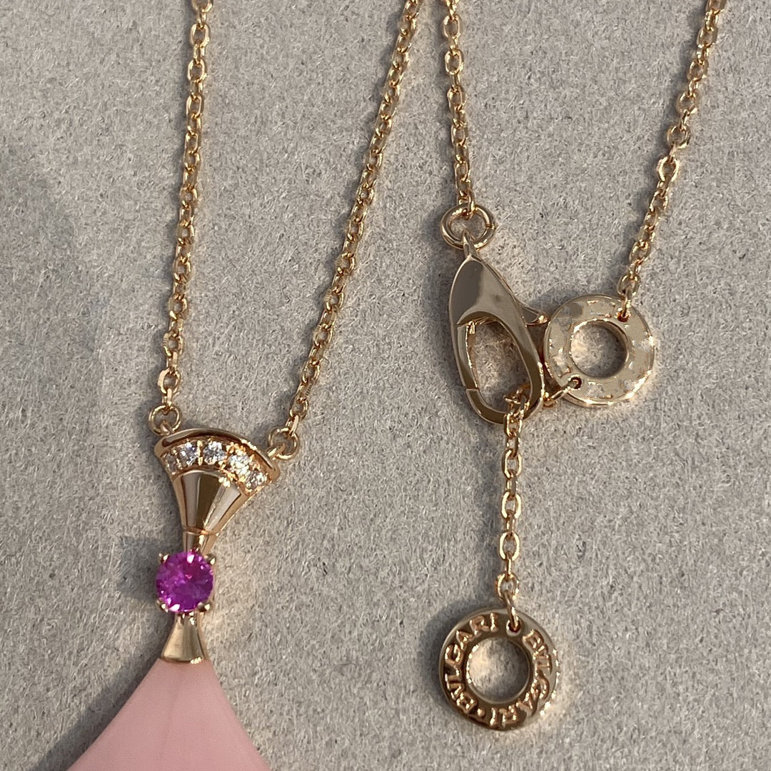 [Royal Top]DREAM NECKLACE PINK OPAL