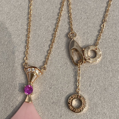 [Royal Top]DREAM NECKLACE PINK OPAL