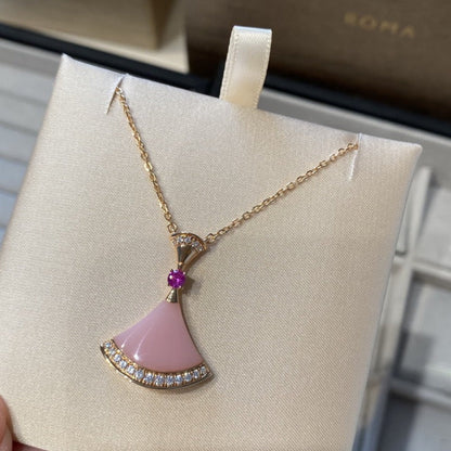 [Royal Top]DREAM NECKLACE PINK OPAL