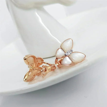 [Royal Top]BUTTERFLY MOP DIAMOND EARRINGS
